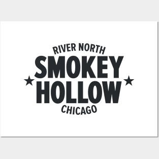 Smokey Hollow Chicago Shirt - Embrace the Legacy of River North Posters and Art